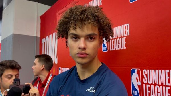 Keaton Wagler's Full Media Availability After Clippers-Jazz Summer League Game