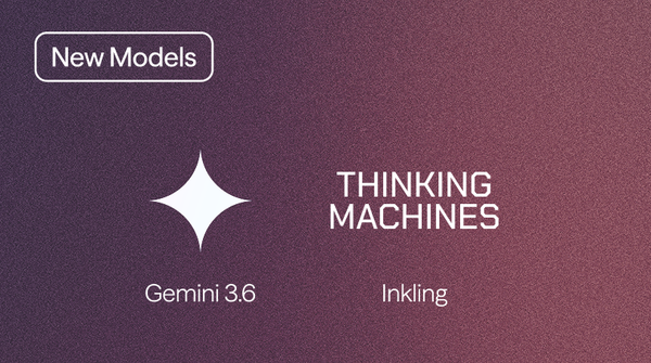 Model picker showing Gemini 3.6 Flash and Inkling