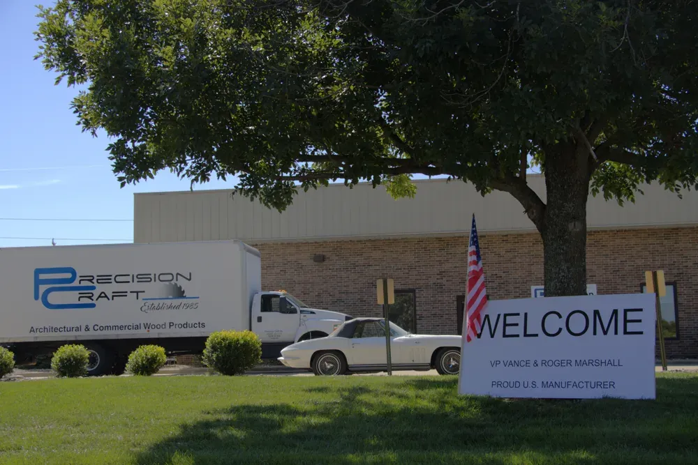 Precision Craft, a manufacturing company, welcomes Vice President JD Vance to Olathe, Kan. on Sept. 14, 2026. (Matthew Petillo/Citizen Journal)
