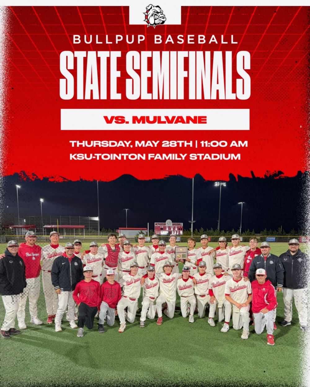 Bullpups Boys Varsity Baseball Heads to State Semis