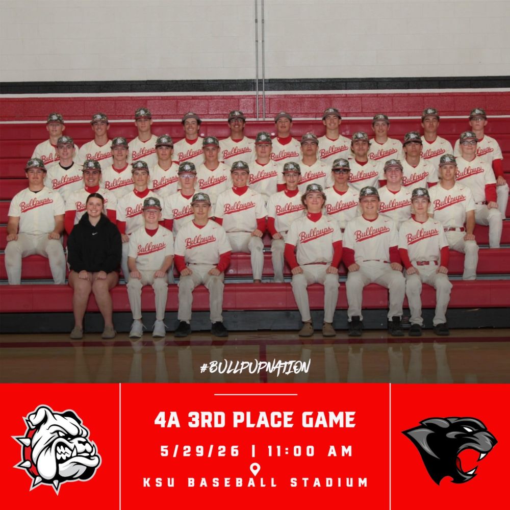 Bullpups Baseball Claims 3rd at State