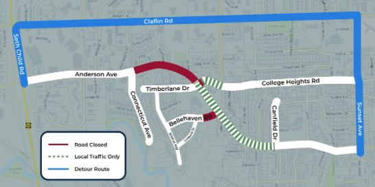 Section of Anderson Avenue to close June 8 for $10.5 million waterline project