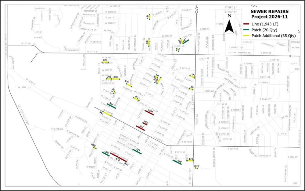 Hays to begin preliminary work on $254,640 sewer repair project next week