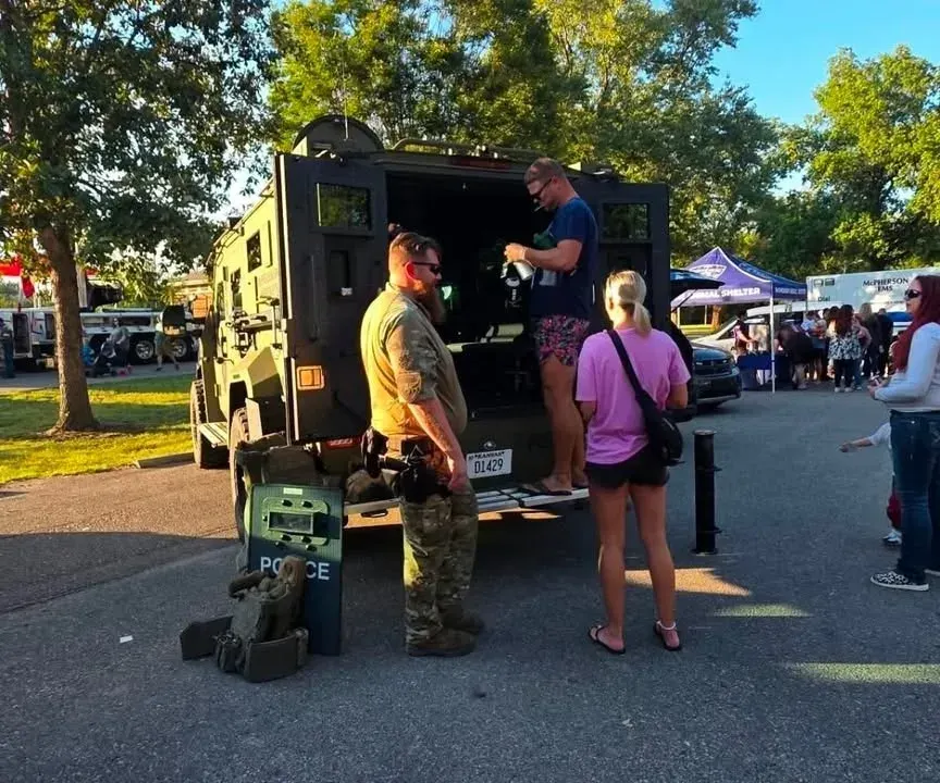 Sheriff's office reports strong turnout at McPherson first responders' night