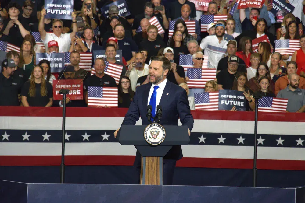 VP Vance, Sen. Marshall, Masterson, and others hold rally in Olathe