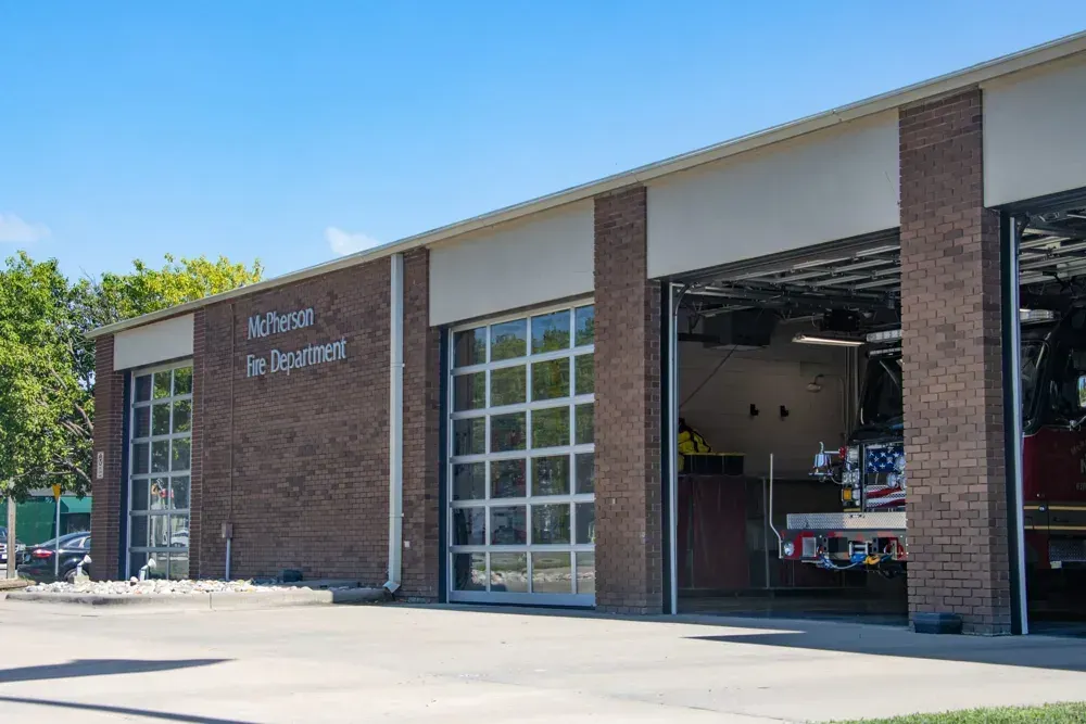 Failed air compressor, not fire, filled McPherson industrial building with smoke Monday morning