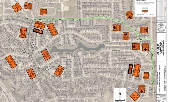 Northview road closures begin for city's concrete reconstruction project