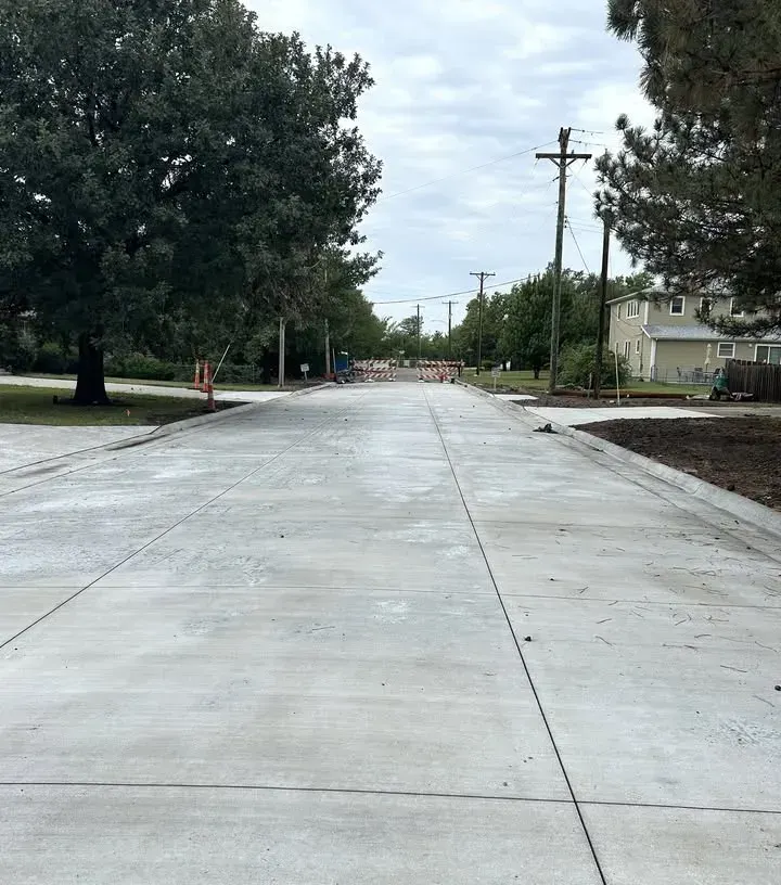 New pavement takes shape on Hayes Street as Hickory reconstruction advances