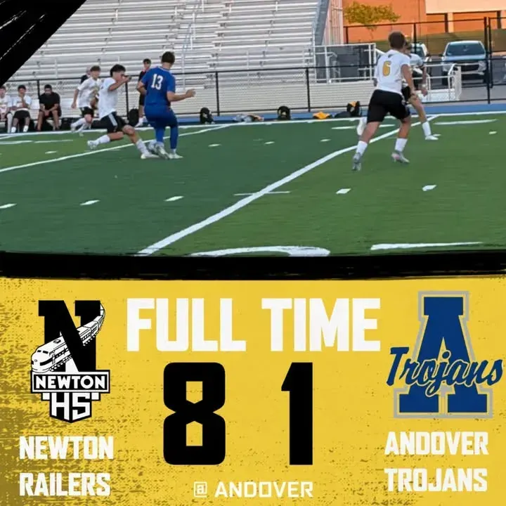 Newton boys soccer dominates Andover in 8-1 road victory