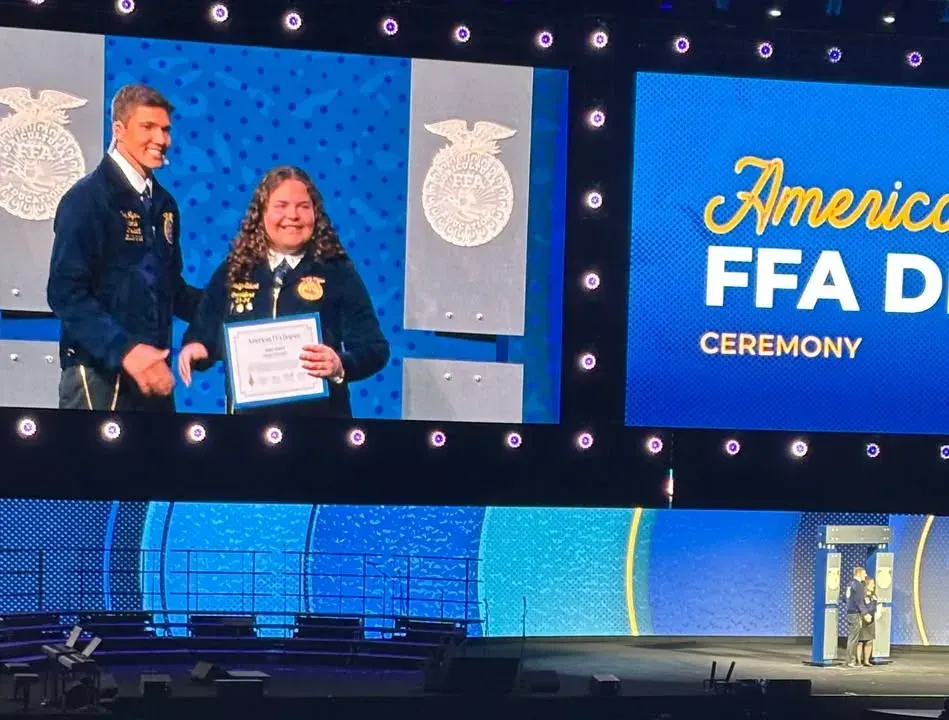 Newton High School alumna receives American FFA Degree