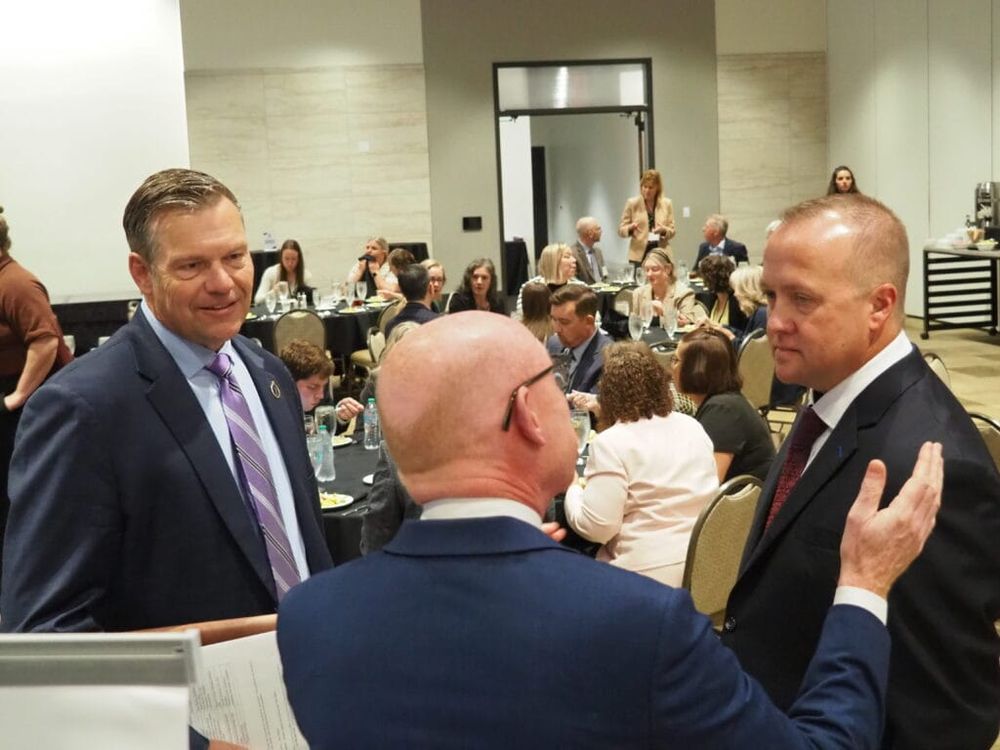 Kansas attorney general nominees Kris Kobach, Chris Mann tussle in campaign debate