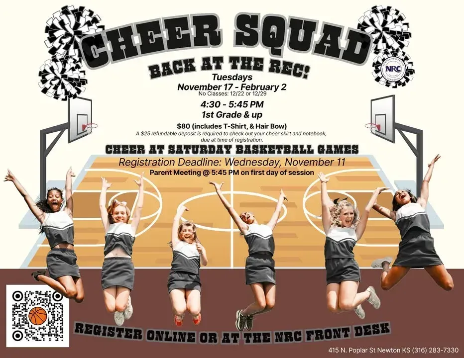Newton Recreation Commission opens registration for youth basketball cheer squad