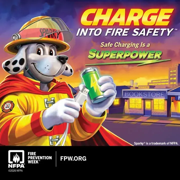McPherson firefighters urge safe device charging during Fire Prevention Week