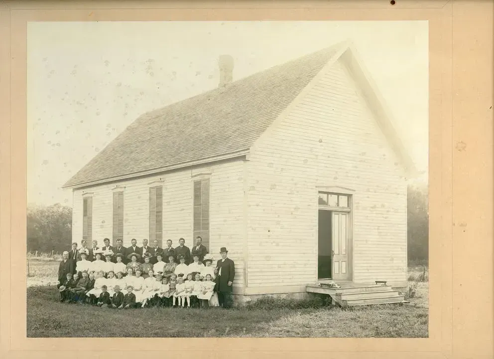 Johnstown House, Skunk Dens Still Stand Near Lindsborg