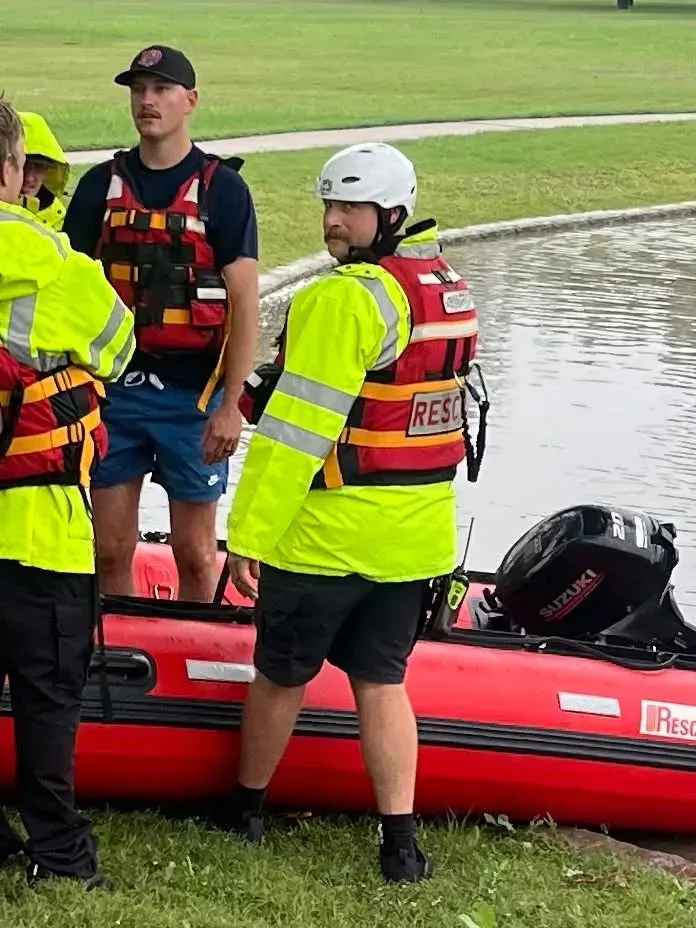 McPherson firefighters train in swift-water rescue
