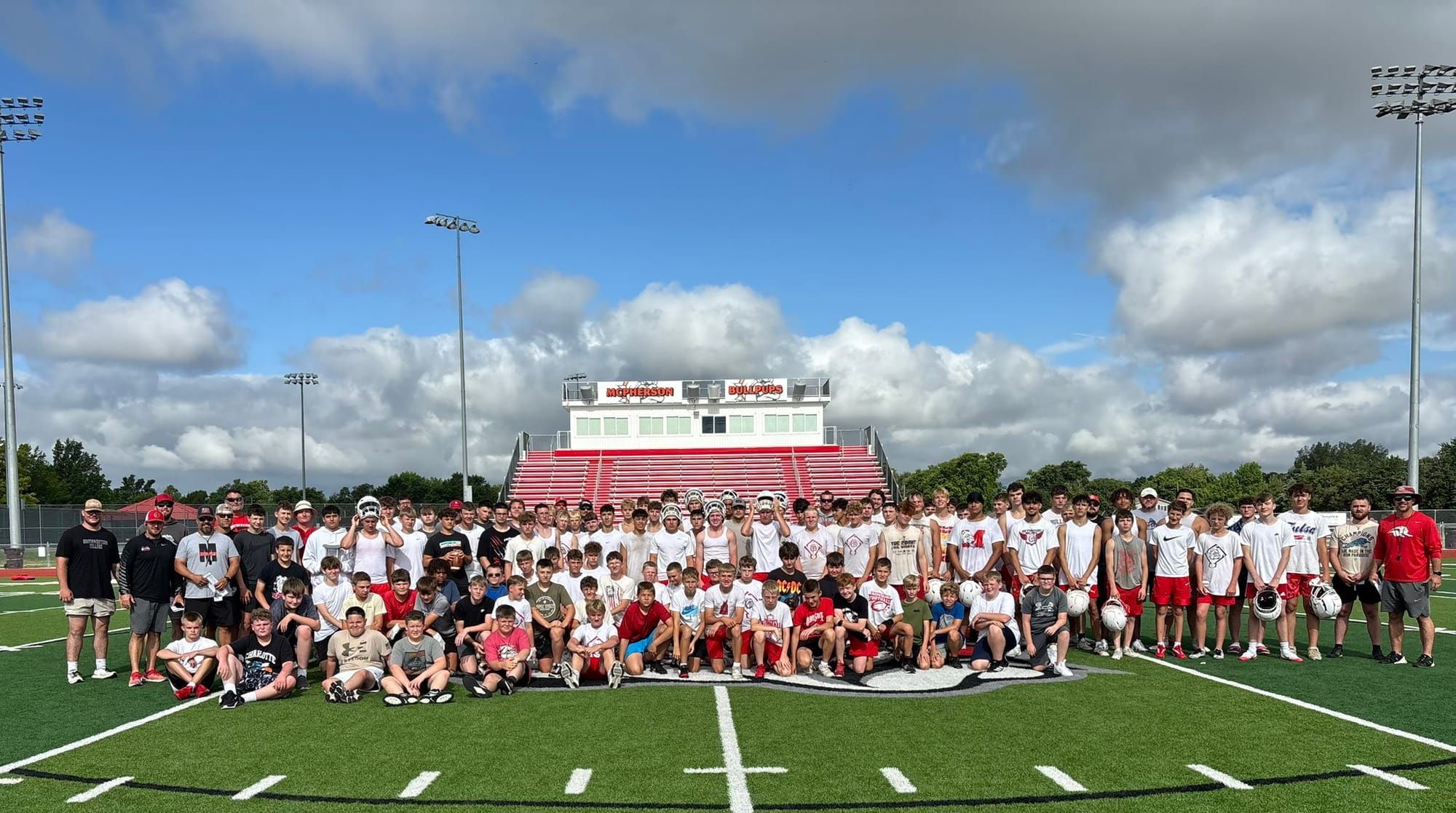 Bullpups Football Shows Promise During Summer Team Camp