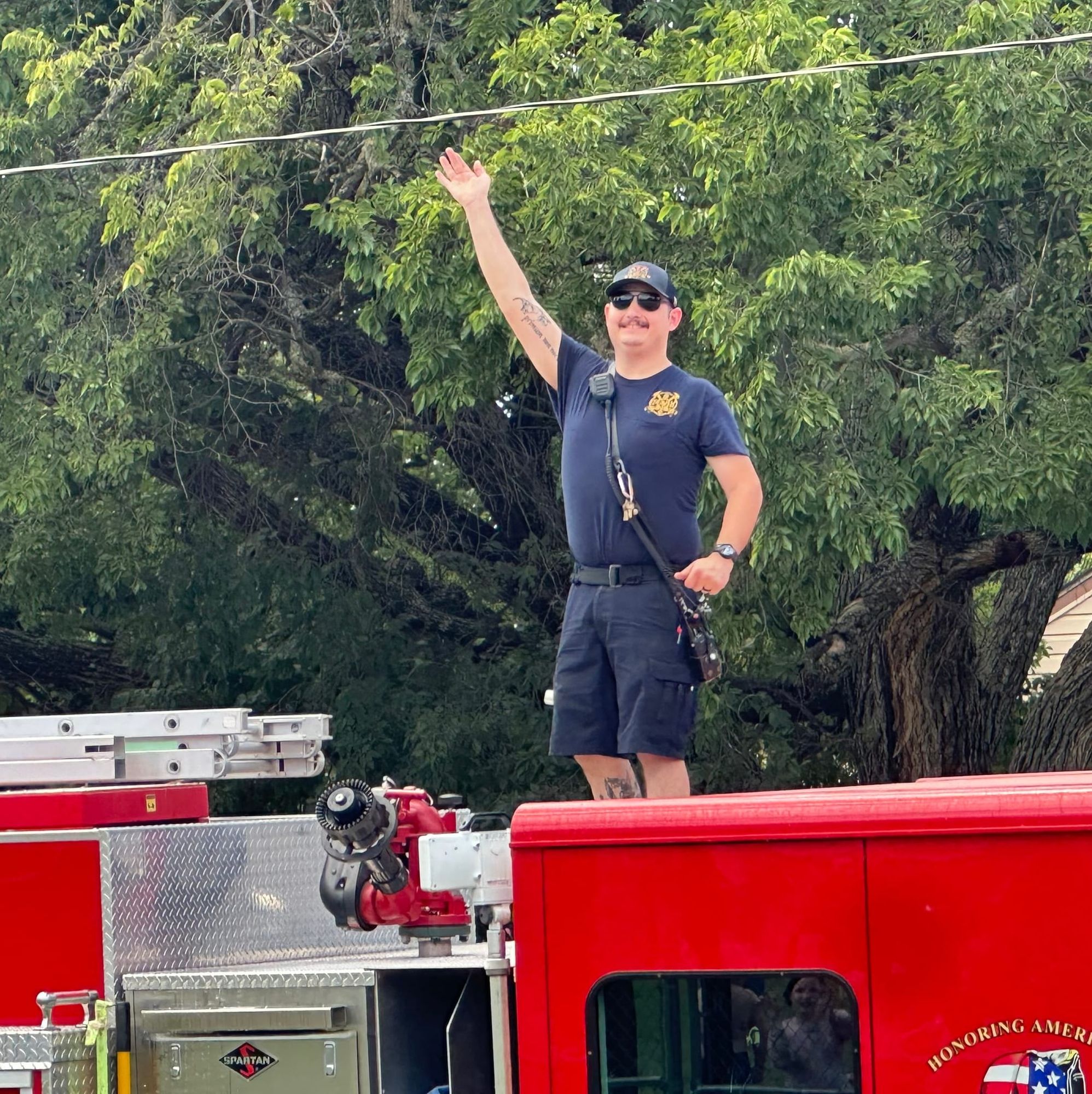Wellington Elementary Students Beat the Heat with Fire Department 'Splash Blast'
