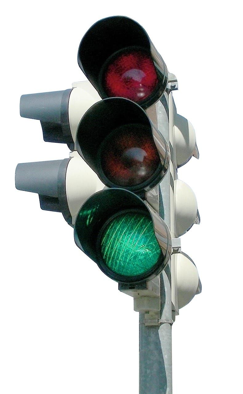 Temporary Traffic Lights Installed at Main Street Intersections for State Fair