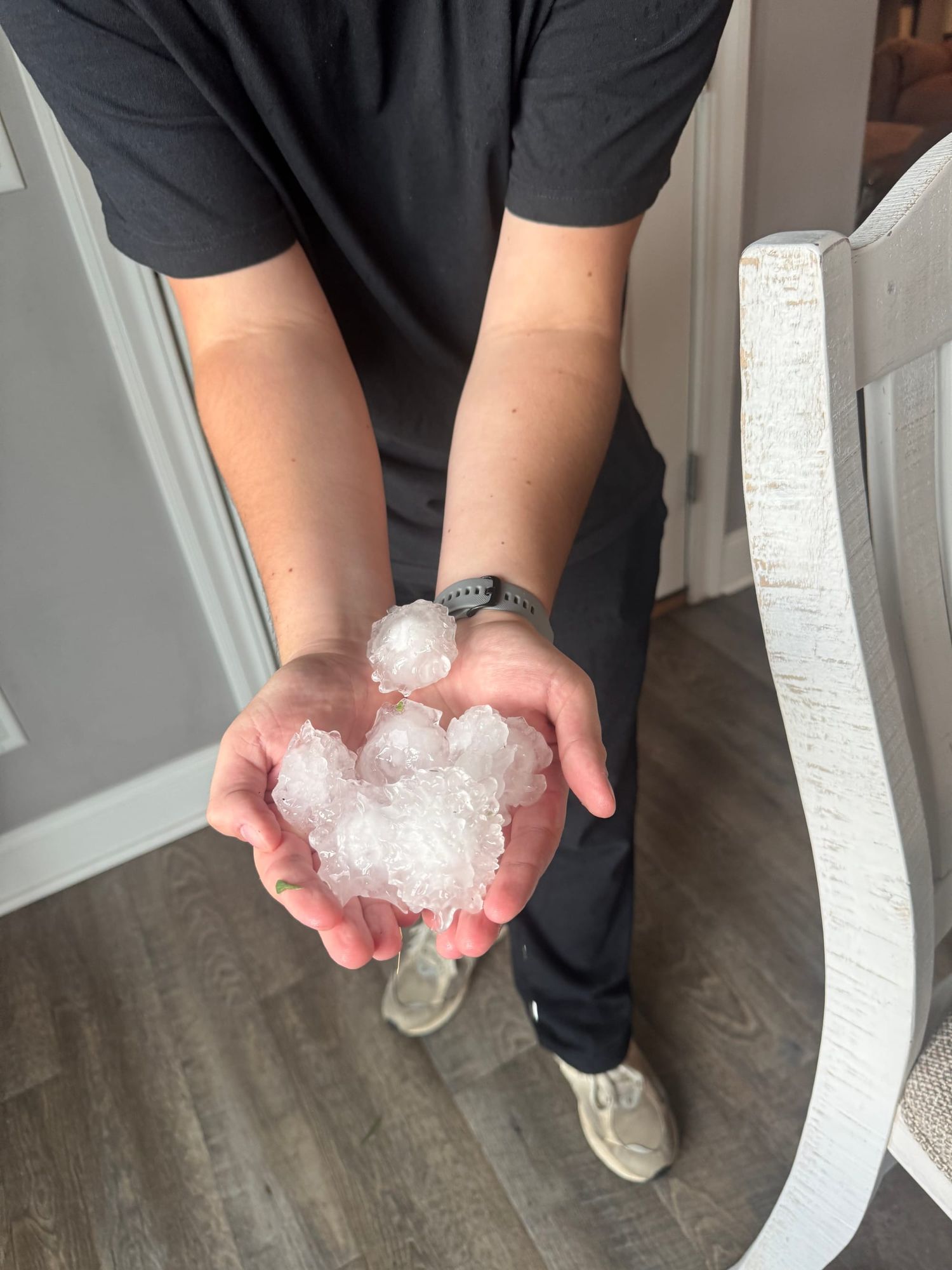 Severe Storm Brings Baseball-Sized Hail to McPherson