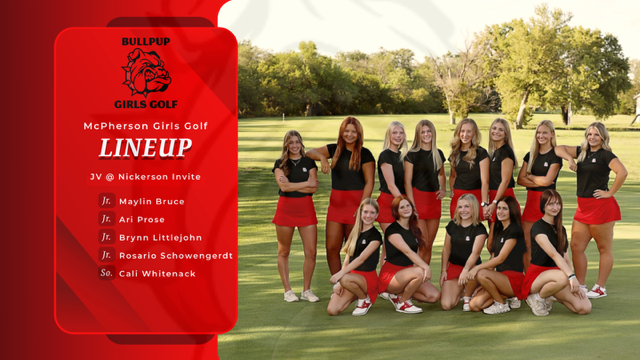 McPherson JV Golfers Claim Second at Nickerson Invite