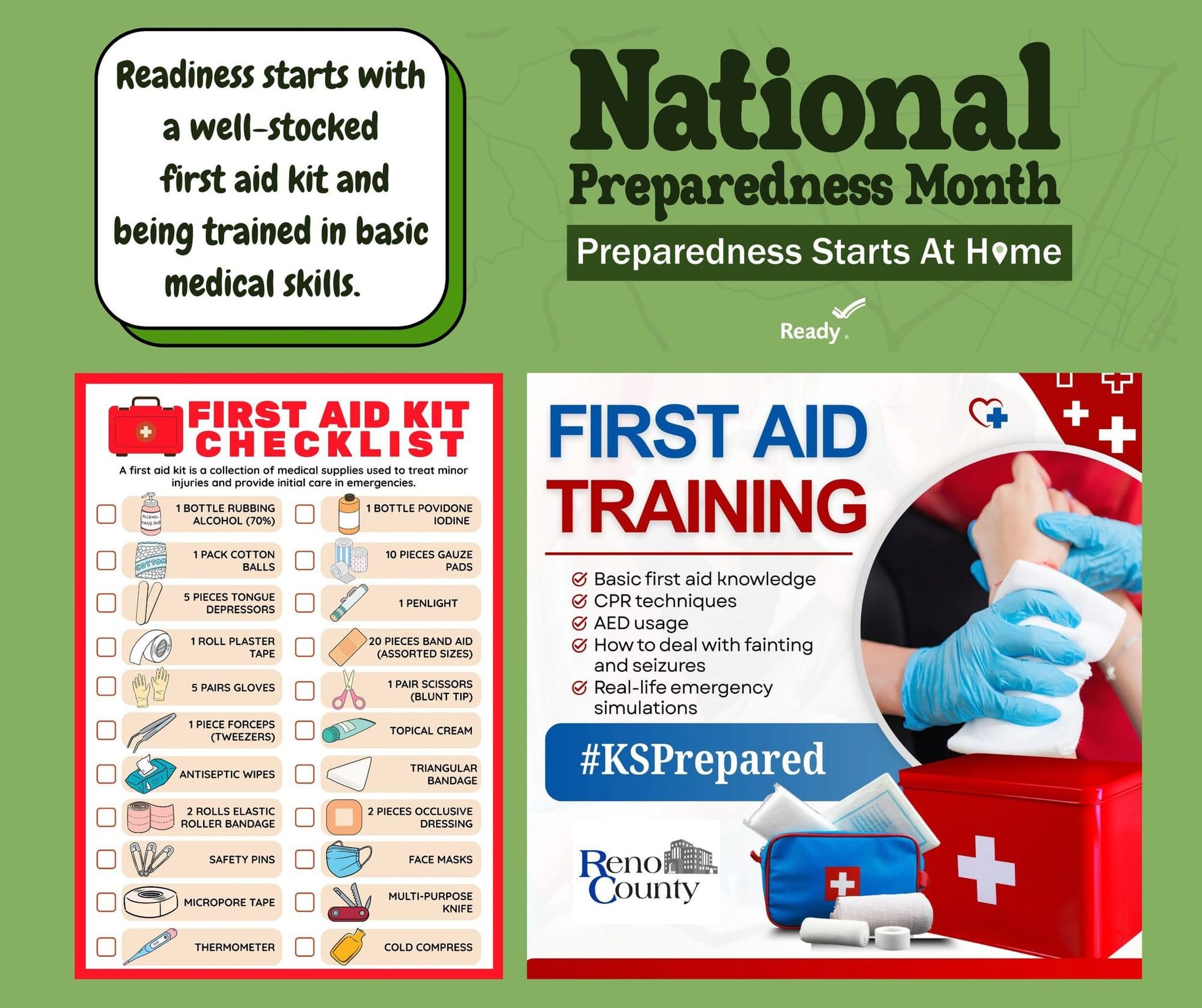 Reno County Promotes Emergency Preparedness During National Awareness Month