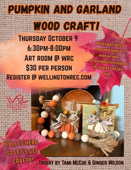 Wellington Recreation Offers Fall Craft Workshop