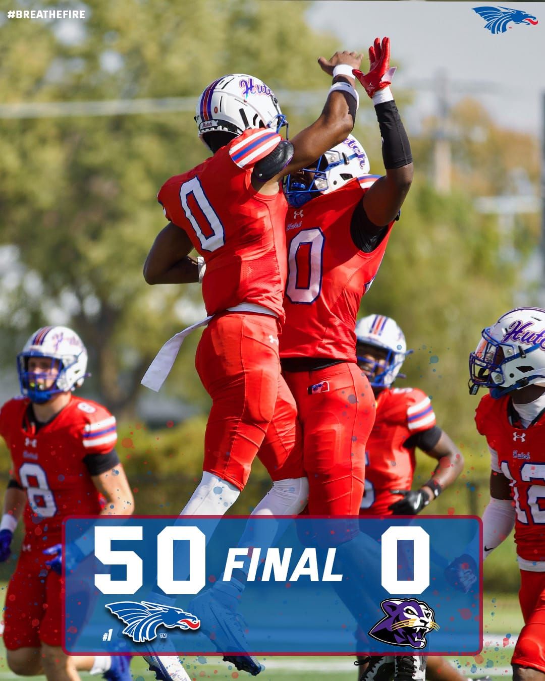 No. 1 Hutchinson holds Ellsworth to negative yards in 50-0 rout