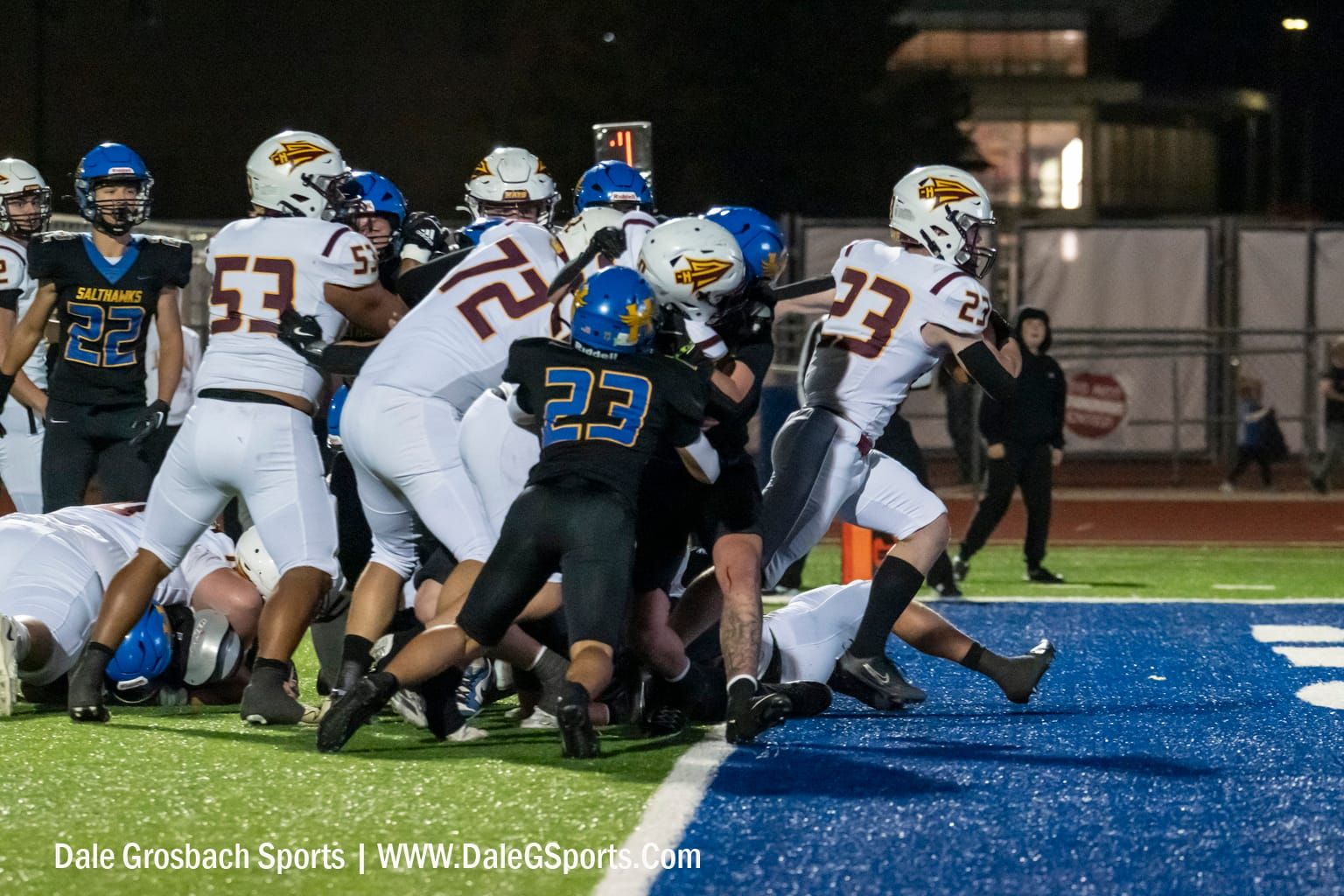 Salthawks' season ends with 27-6 loss to Hays in regional playoffs