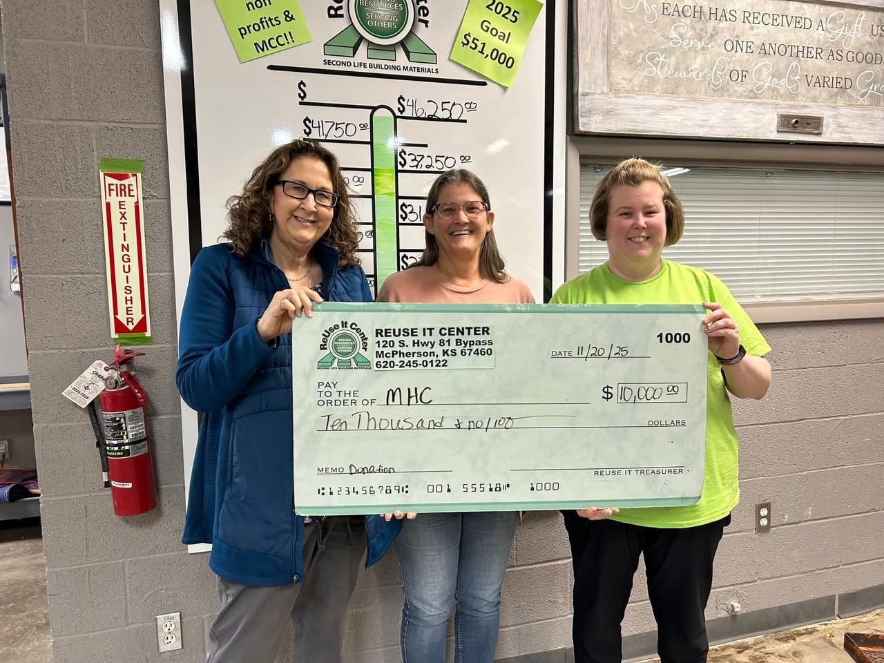 ReUse It Center Donates Record $108,250 to Local Nonprofits in 2025