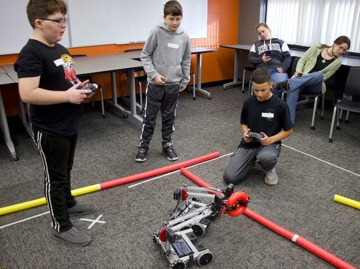 Cowley College Hosts Fall Robotics Competition for Area Students