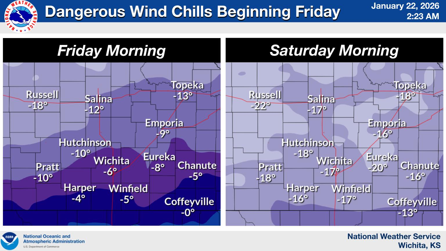 Kansas Braces for Heavy Snow, Dangerous Cold