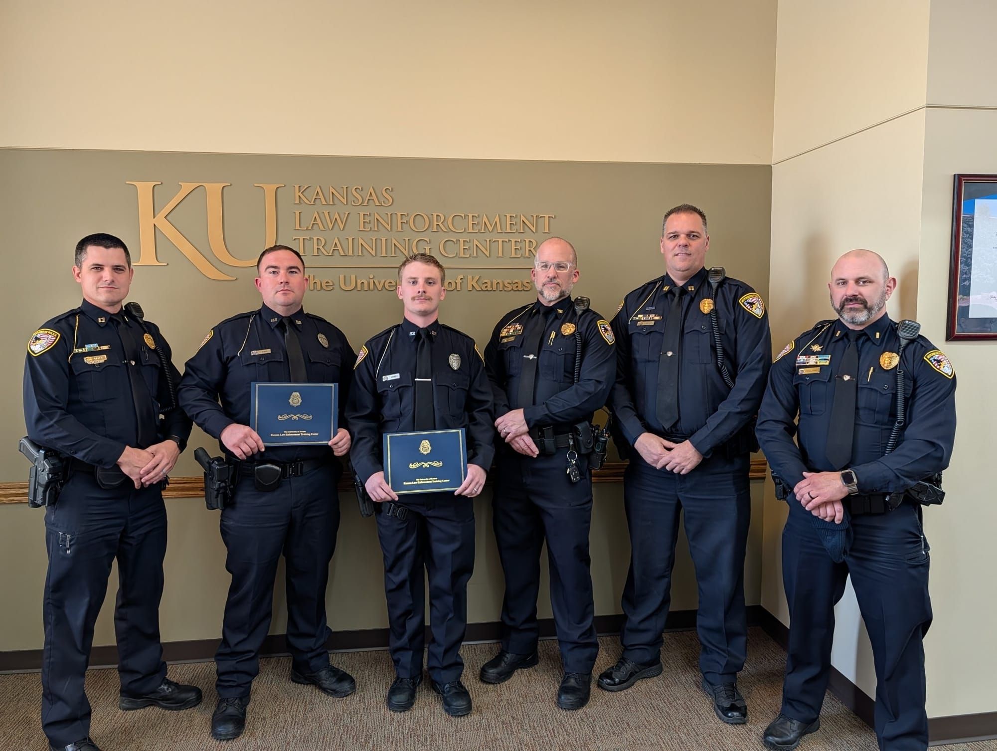 Two Hutchinson officers graduate from Kansas Law Enforcement Training Center