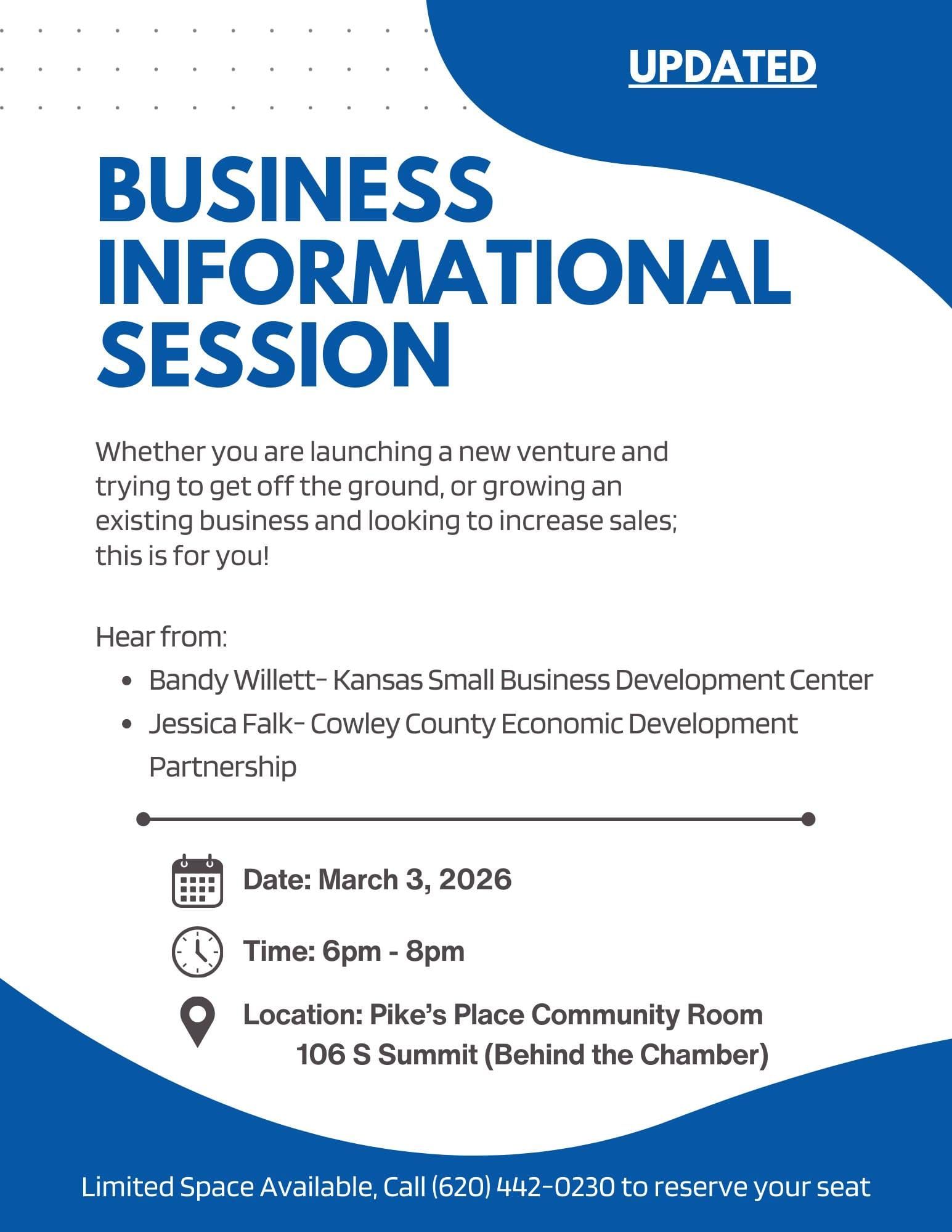 Arkansas City to Host Business Informational Session for Entrepreneurs