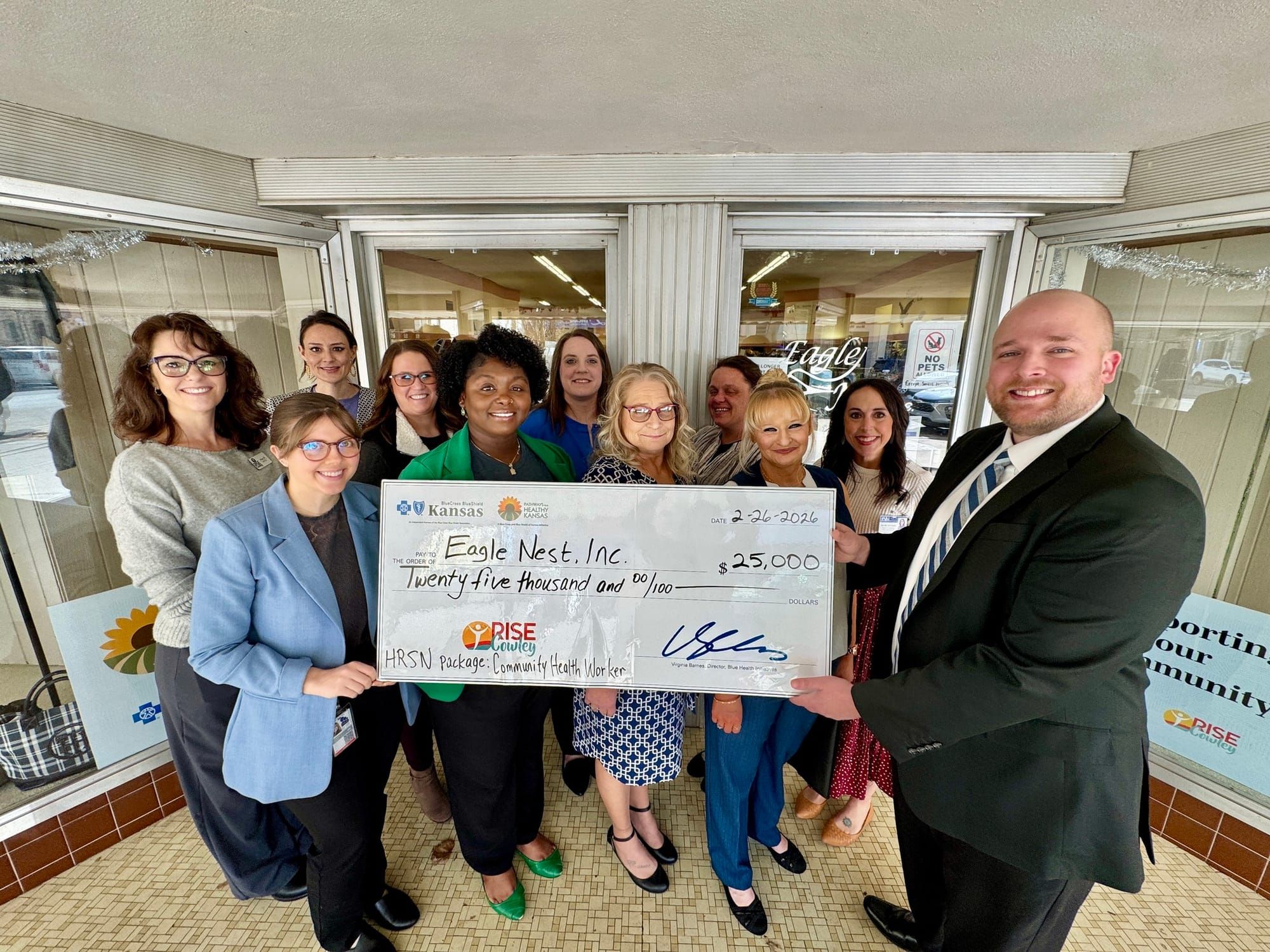 RISE Cowley Receives $25,000 Grant for Community Health Worker Initiative