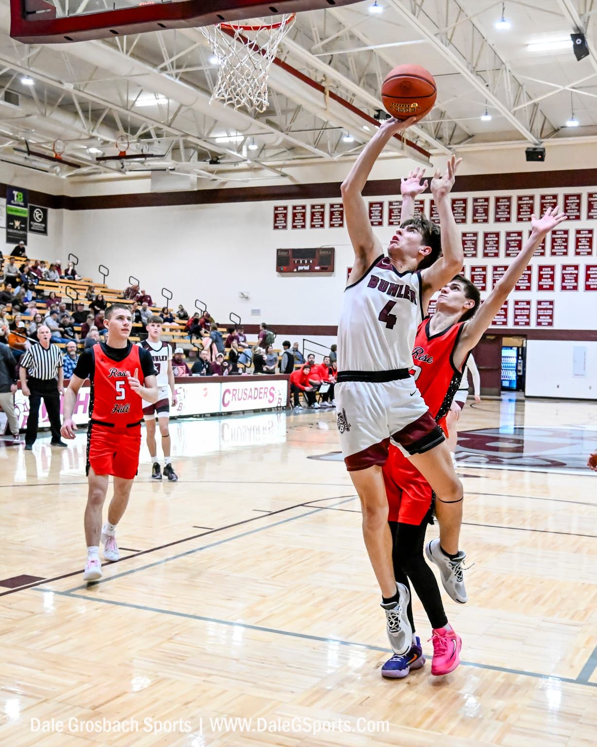 Crusaders roll past Rockets, 62-30, advance to Sub-State Finals
