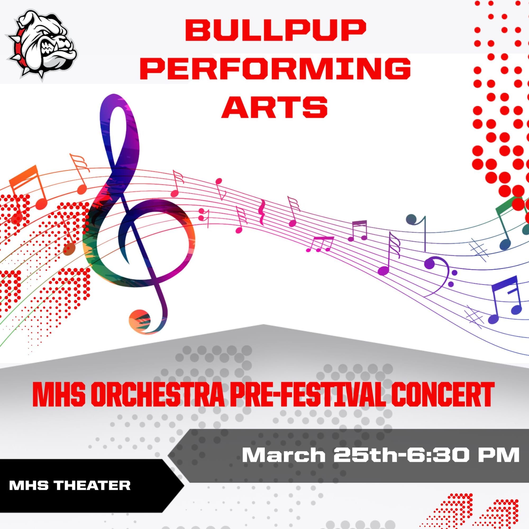 MHS Orchestra Performs Pre-Festival Concert