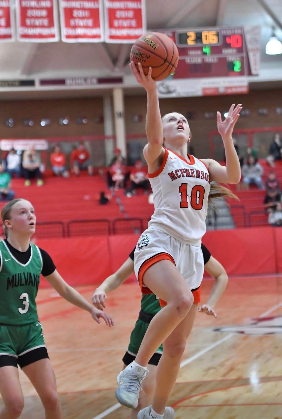 Bullpups Girls Draw Buhler in Sub-State