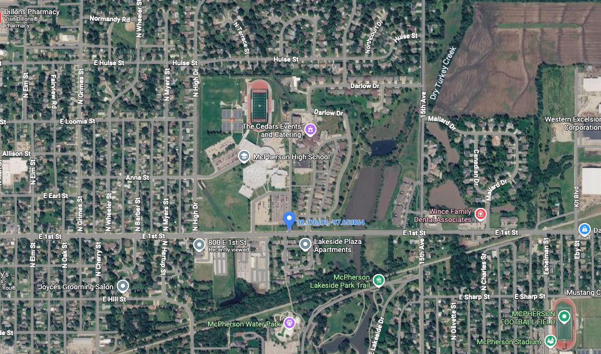 McPherson Man Dies in Single-Vehicle Crash on First Street