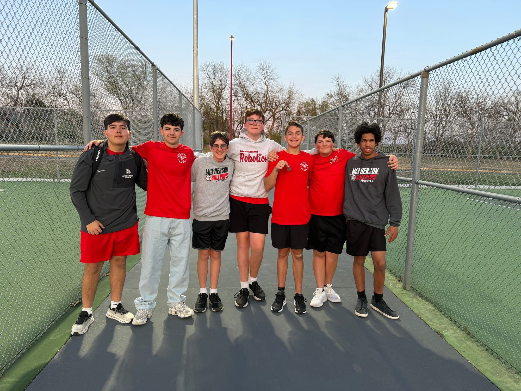 Boys JV Tennis Takes Fifth at Derby Invitational
