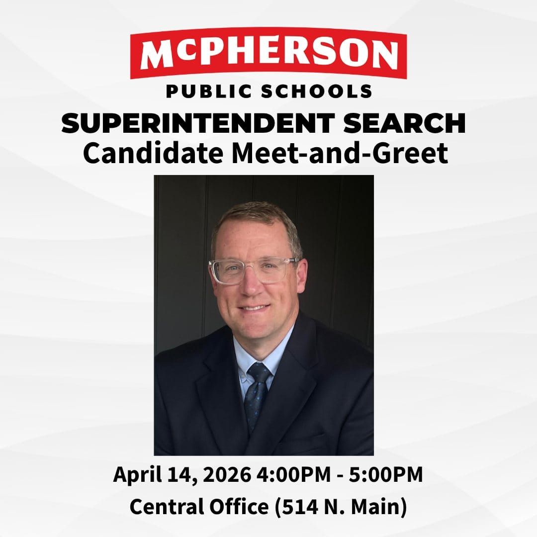 McPherson Public Schools hosts first superintendent candidate meet-and-greet