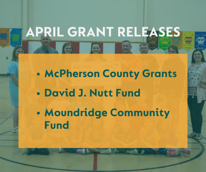 McPherson foundations award more than $33,000 to community initiatives