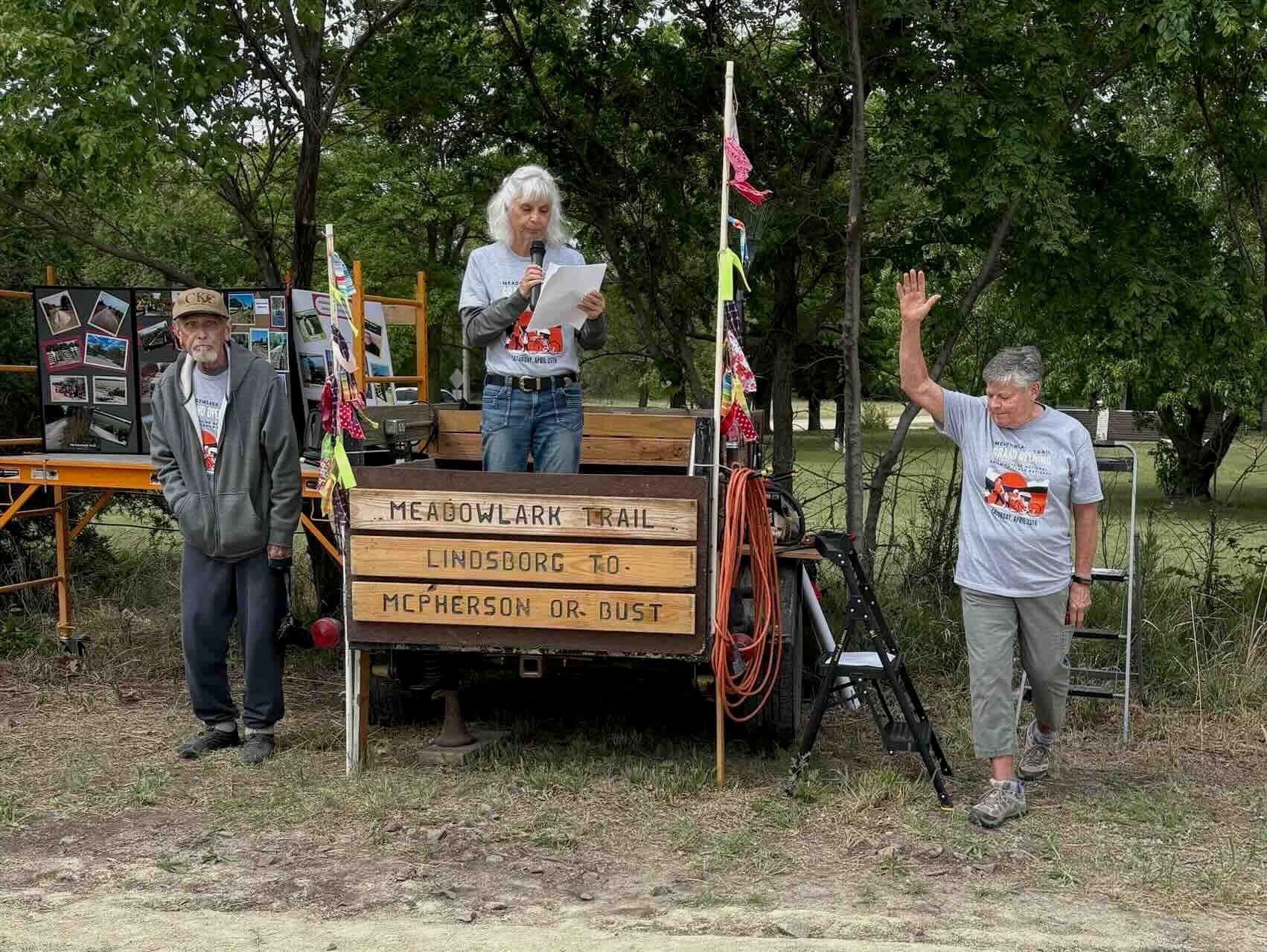 Meadowlark Trail officially opens, linking McPherson and Lindsborg