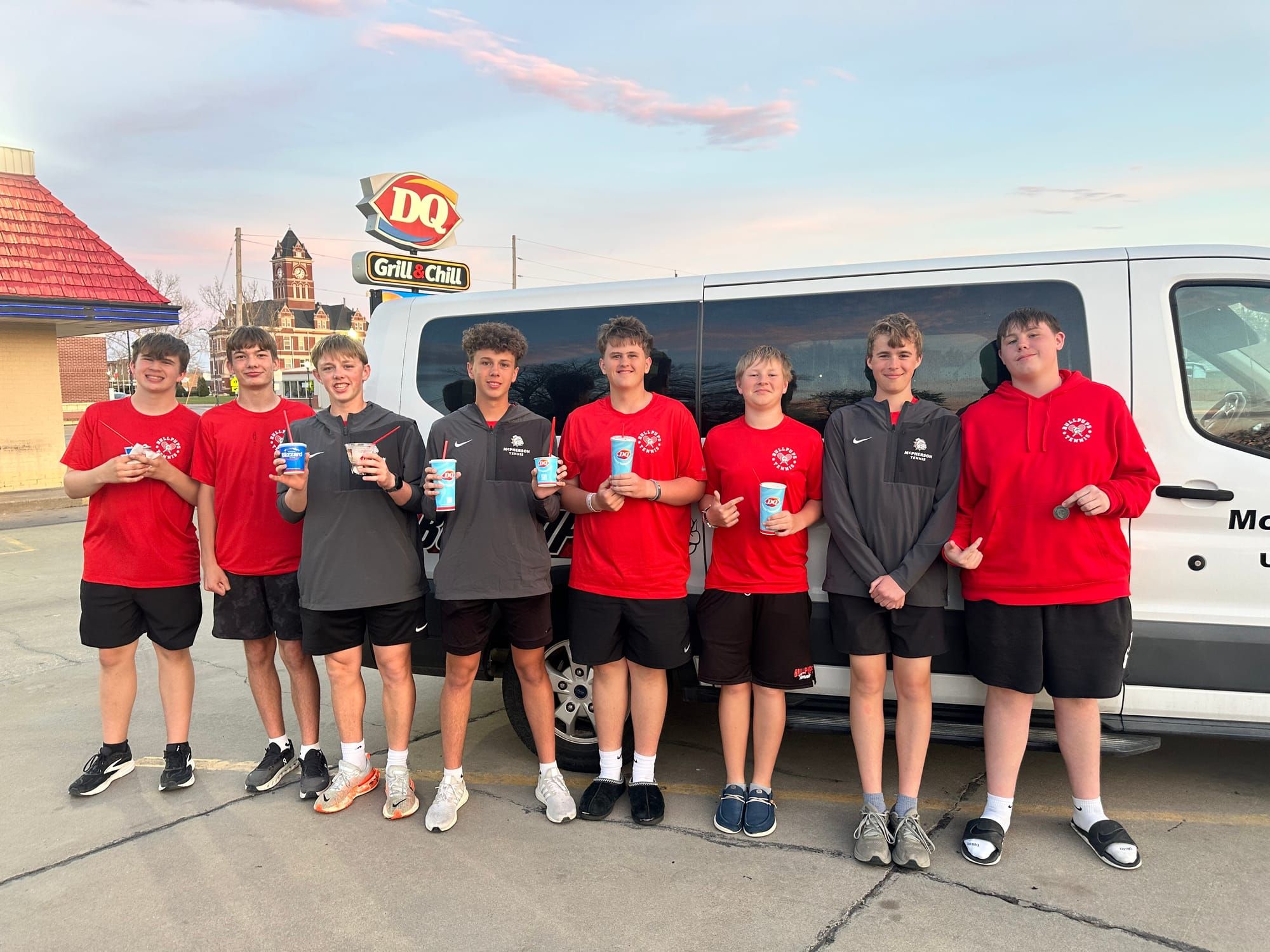 Boys Varsity Tennis Takes First at Lyons Quad