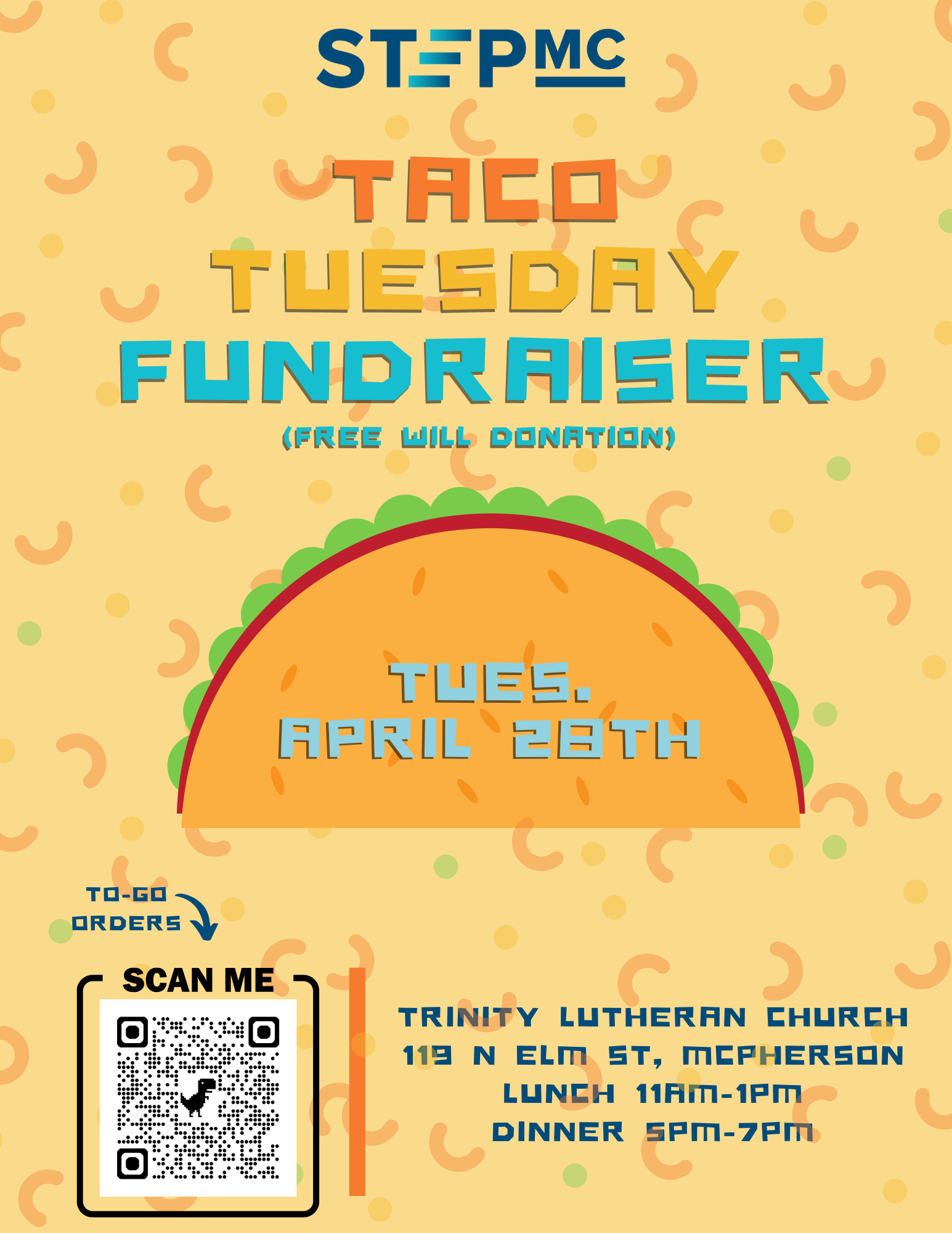 STEPMC Taco Tuesday Fundraiser Set for April 28