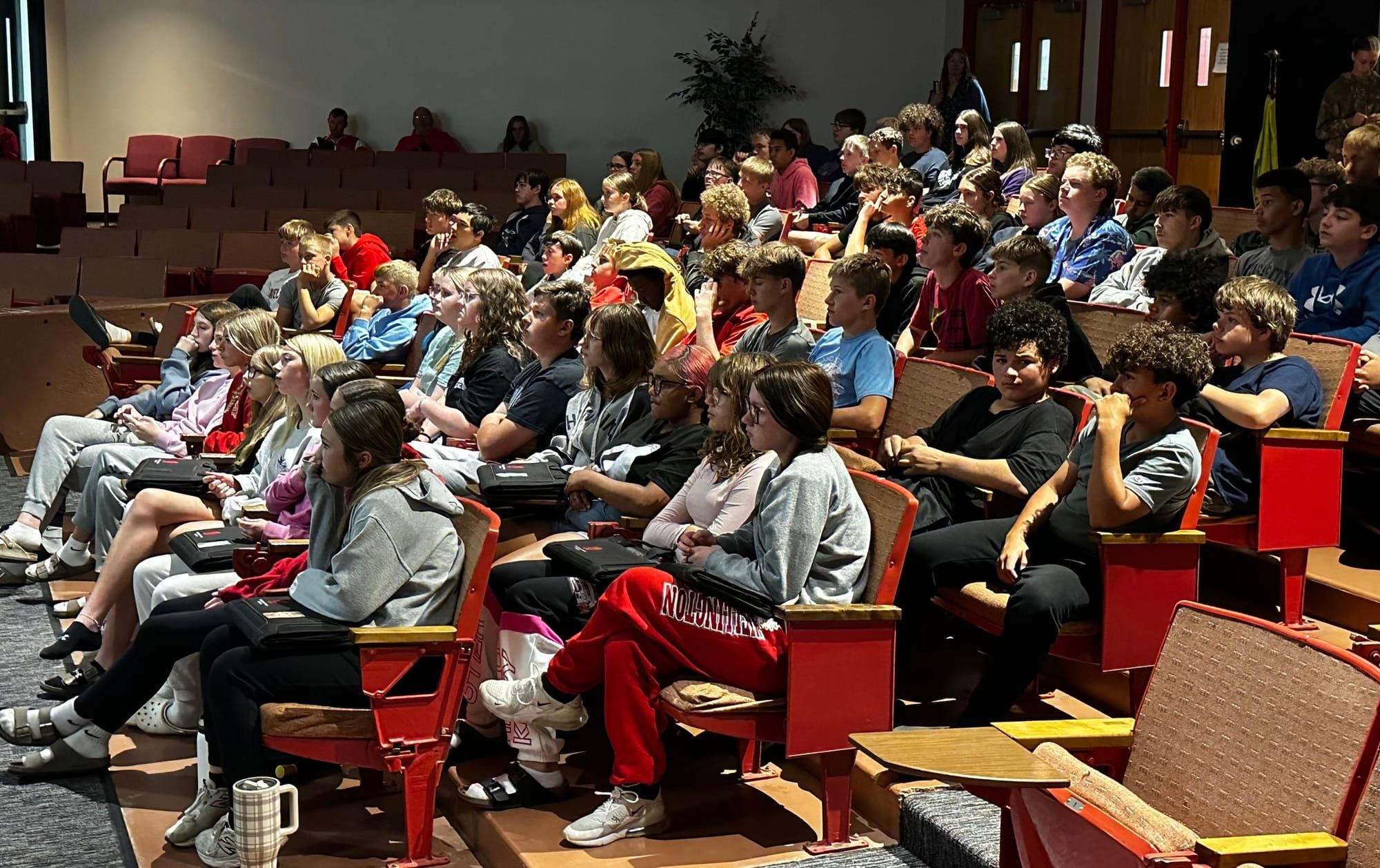 Wellington 8th Graders Interview Apollo 13 Astronaut Fred Haise