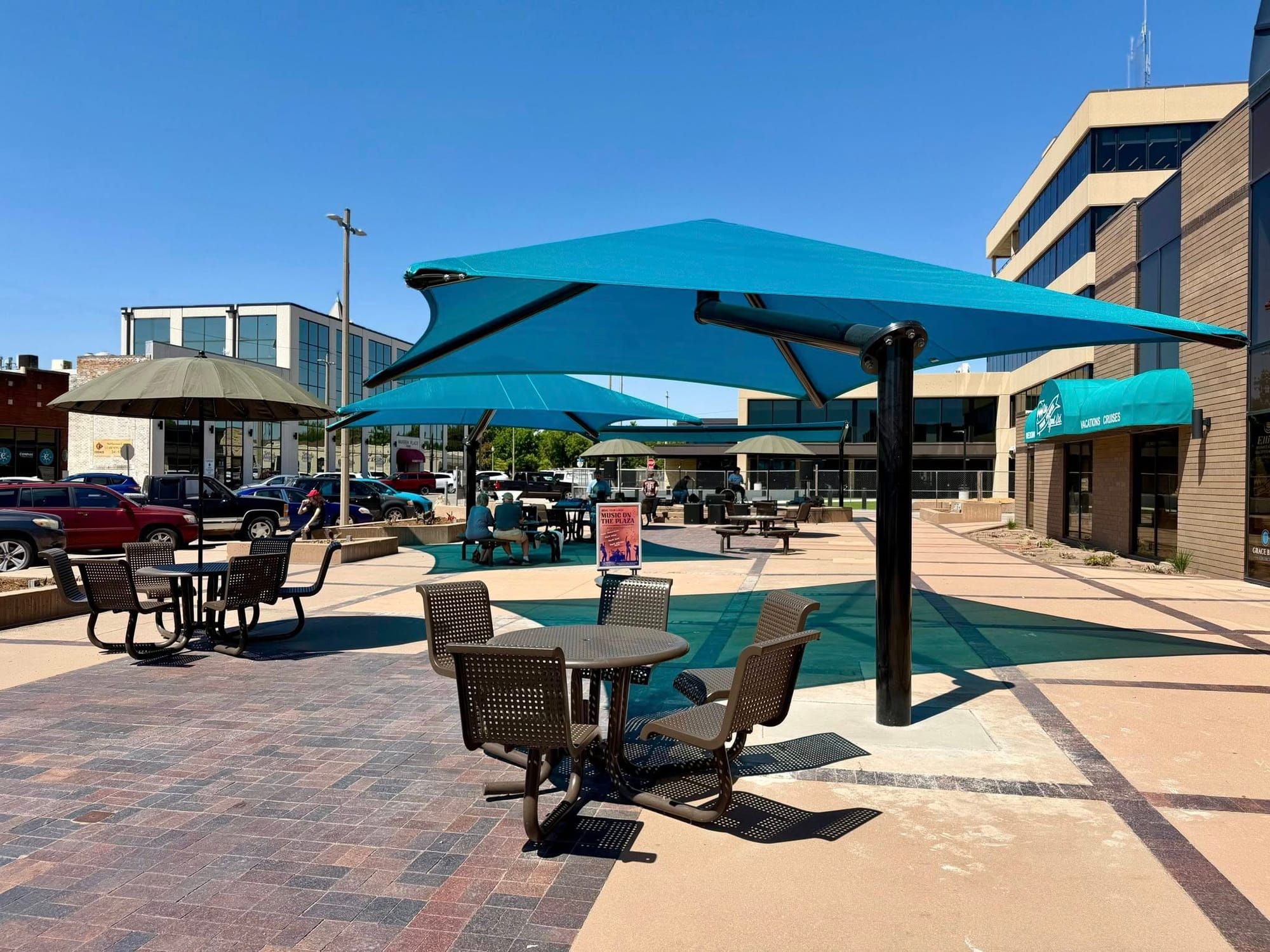 Shade structure to be officially dedicated at McPherson's Downtown Plaza