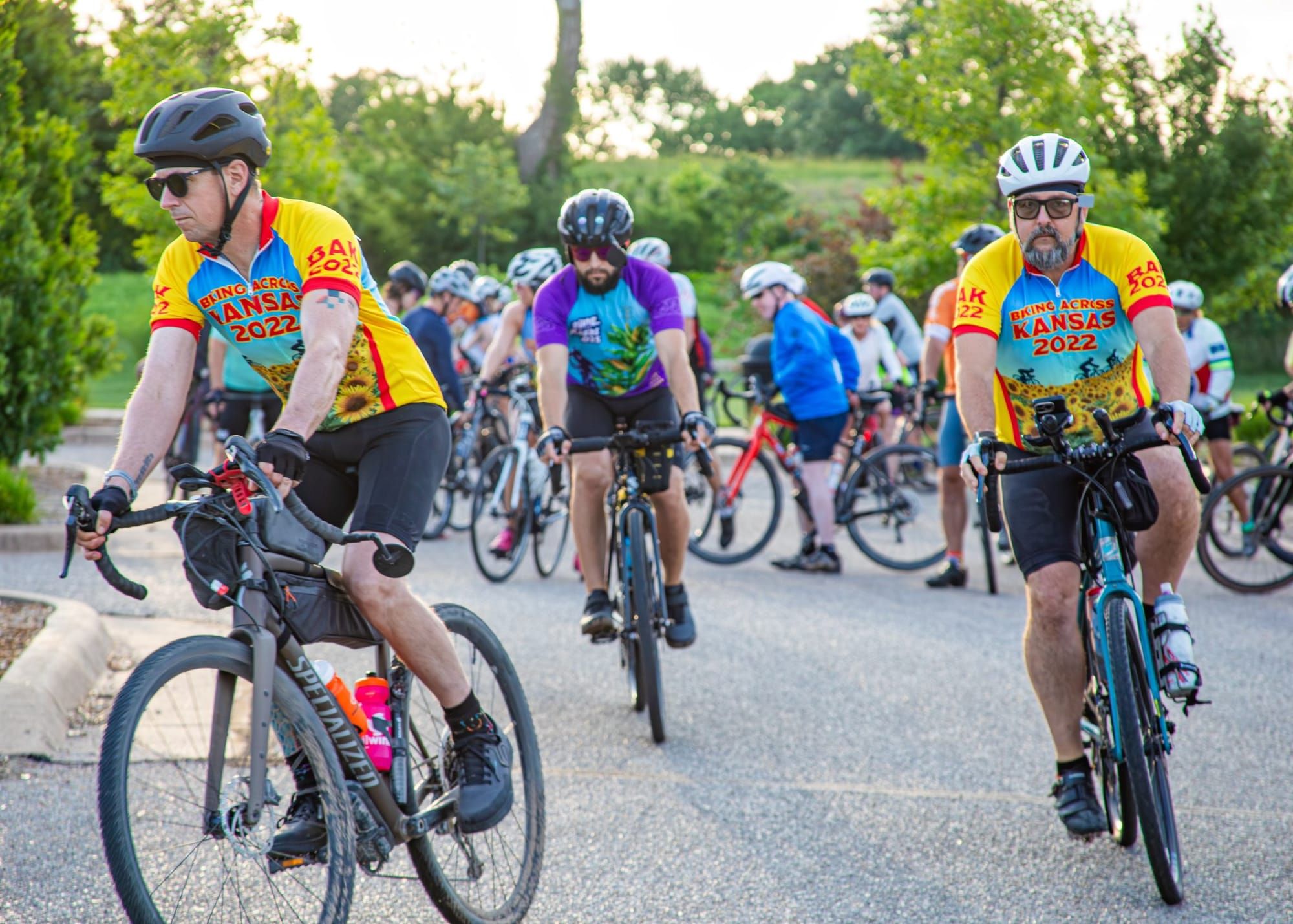 Nearly 90 cyclists hit Reno County roads for 2025 Sand Plum Bicycle Classic