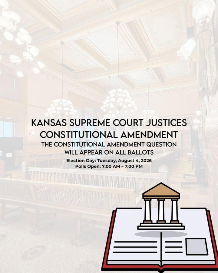 All registered voters eligible to decide Kansas Supreme Court amendment in August primary