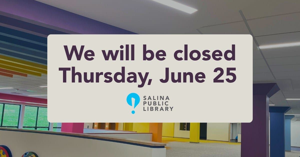 Salina Public Library to close Thursday for youth services move