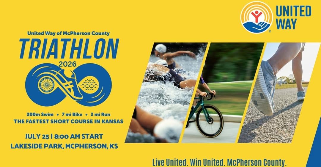 United Way of McPherson County Triathlon Still Seeking Volunteers